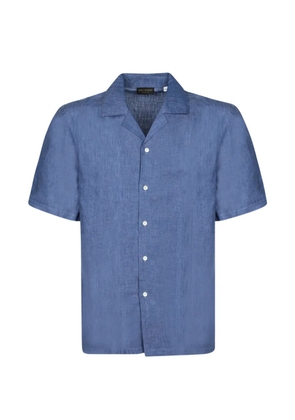 Dell'oglio short-sleeve button-down shirt - Blue