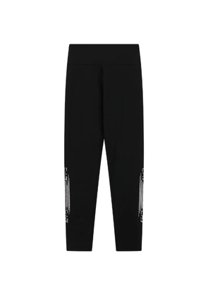 Ea7 Emporio Armani rhinestone-embellished leggings - Black