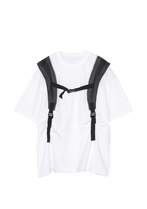 Yoshiokubo buckle-strap T-shirt - Black