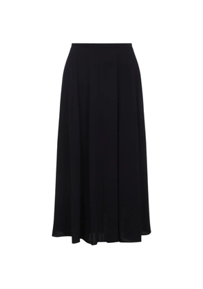 Alberta Ferretti midi high-waisted flared skirt - Black