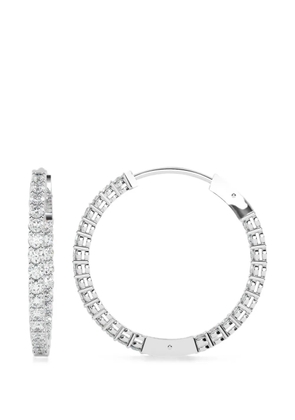 Diamond Essentials diamond hoop earrings - Silver