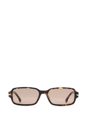 Victoria Beckham Eyewear tortoiseshell-effect rectangle-frame sunglasses - Brown