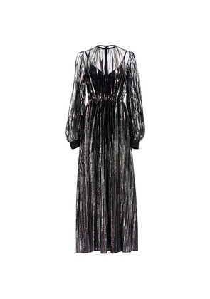 Elie Saab sequin-embroidered tulle maxi dress - Black