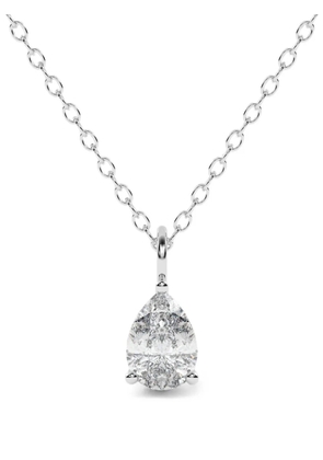 Diamond Essentials diamond pear-cut necklace - Silver