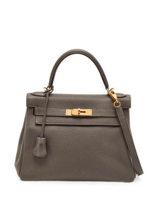 Hermès Pre-Owned 2020 28 Kelly Retourne two-way handbag - Grey