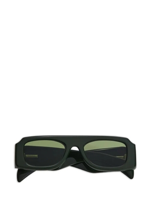 Jil Sander Edition 4 rectangle-frame sunglasses - Green