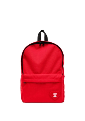 APEE™ by *A BATHING APE® logo-embossed backpack - Red
