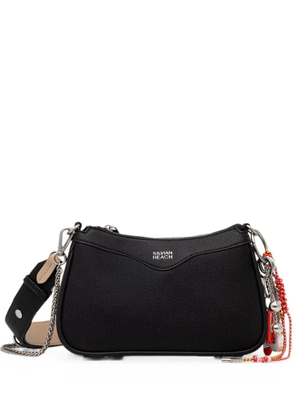 Silvian Heach charm-detail chain-link shoulder bag - Black
