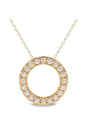 Diamond Essentials lab-grown diamond circle necklace - Gold