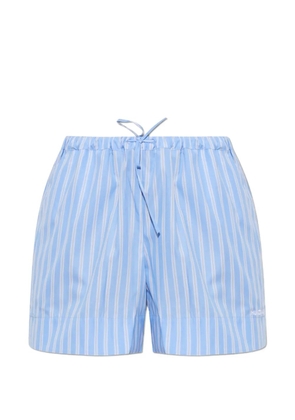 Hunza G Essential stripe-print shorts - Blue