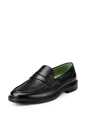 Pal Zileri leather penny loafers - Black