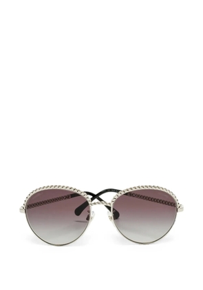 CHANEL Pre-Owned 4242 Pantos chain-link sunglasses - Silver