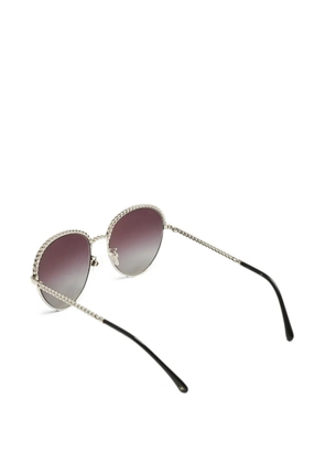 CHANEL Pre-Owned 4242 Pantos chain-link sunglasses - Silver