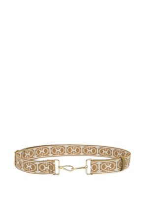 Coccinelle Monogram-pattern lobster-claw shoulder strap - Neutrals