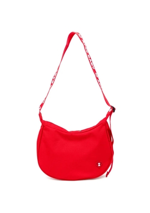 APEE™ by *A BATHING APE® logo-patch shoulder bag - Red