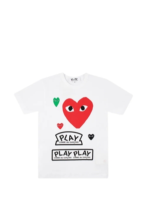 Comme Des Garçons logo-print T-shirt - White