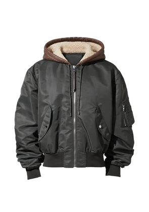 JW Anderson hooded bomber jacket - Green