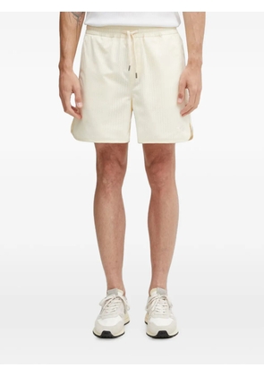 Filling Pieces Resort mesh-knit logo-embroidered shorts - Neutrals