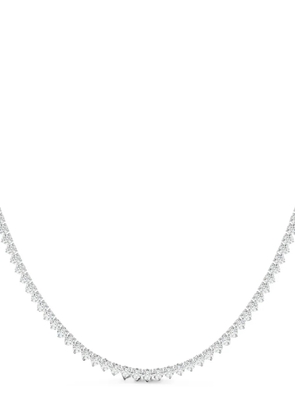 Diamond Essentials diamond tennis necklace - Silver