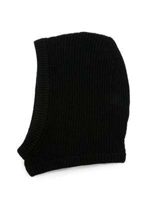 Rick Owens ribbed-knit balaclava - Black