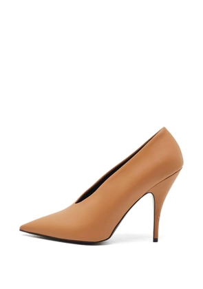 Stella McCartney Pre-Owned pointed-toe heeled pumps - Neutrals
