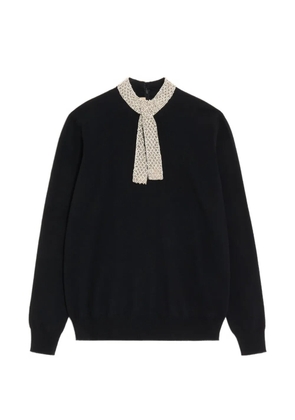 Valentino Garavani embroidered wool sweater - Black