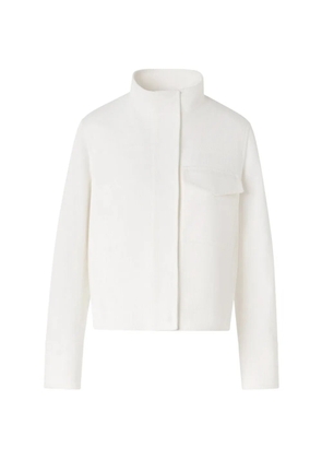Akris Punto zip-front pocket jacket - White