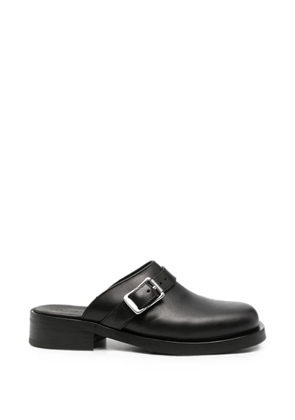 OUR LEGACY Camion buckle-strap mules - Black