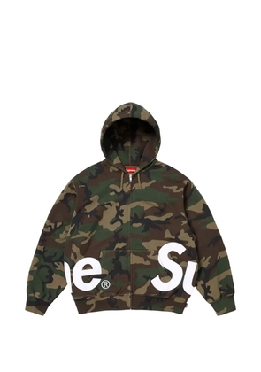 Supreme camouflage-pattern hoodie - Green
