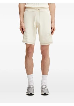 Filling Pieces Breaking Bread intarsia-knit drawstring shorts - Neutrals