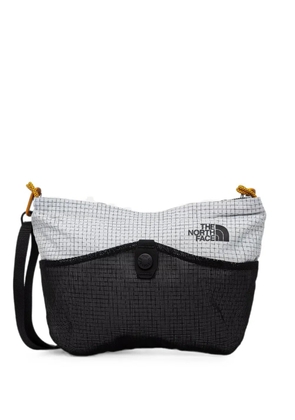 The North Face Clyffe grid-print mesh-panel shoulder bag - White