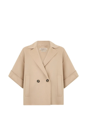 Weekend Max Mara double-breasted virgin wool coat - Neutrals