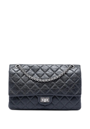 CHANEL Pre-Owned 2012 Quilted Aged Calfskin Reissue 2.55 Double Flap 226 shoulder bag - Grey