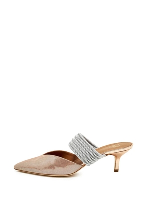 Malone Souliers Maisie braided-strap mules - Pink