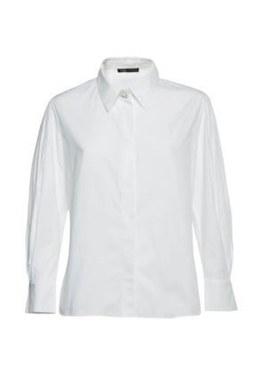 Maje puff-sleeve shirt - White