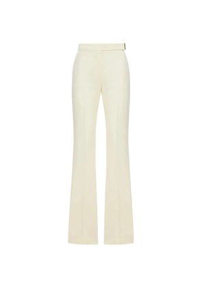 Max Mara pressed-crease flared trousers - Neutrals