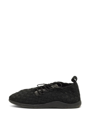Bottega Veneta Pre-Owned Intrecciato lace-up sneakers - Black