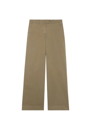 Brooks Brothers textured wide-leg palazzo pants - Neutrals