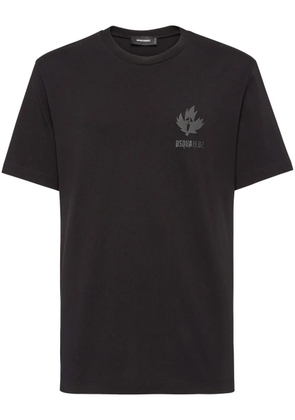 DSQUARED2 logo-print cotton T-shirt - Black