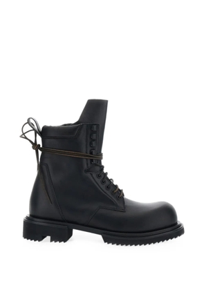 Rick Owens Gabe lace-up leather boots - Black