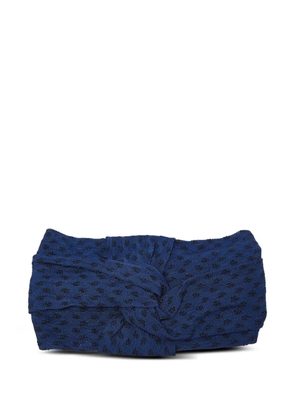 Missoni Pre-Owned knit wide headband - Blue