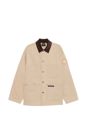 Canada Goose corduroy-collar patch-pocket jacket - Neutrals