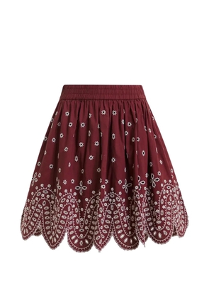 Essentiel Antwerp embroidered mini skirt