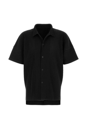 Homme Plissé Issey Miyake Monthly Colors May plissé-effect short-sleeve shirt - Black