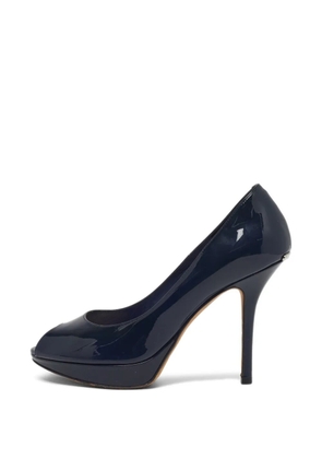 Christian Dior Pre-Owned Miss Dior peep-toe pumps - Blue