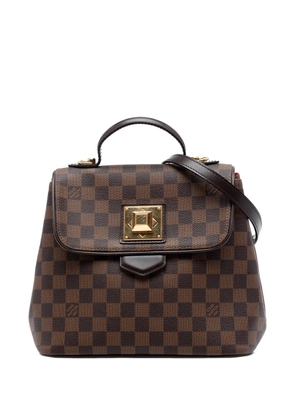 Louis Vuitton Pre-Owned 2012 Damier Ebene Bergamo PM satchel - Brown