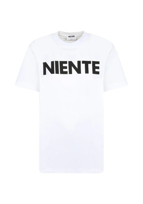 Moschino slogan-print T-shirt - White