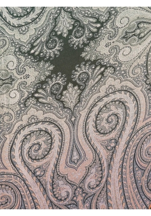 Pierre-Louis Mascia paisley-print triangular scarf - Grey