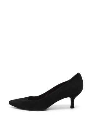 Stuart Weitzman pointed-toe suede pumps - Black