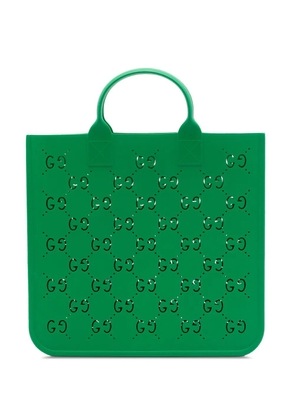 Gucci Pre-Owned 2016-2026 Kids GG Rubber tote bag - Green